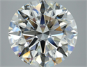 Natural Diamond 5.53 Carats, Round with Excellent Cut, H Color, VVS1 Clarity and Certified by GIA