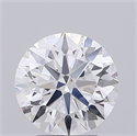Lab Grown Diamond 2.99 Carats, Round with Excellent Cut, E Color, VVS2 Clarity and Certified by GIA