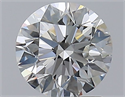 Diamante Natural 1.50 quilates, Redondo , Color H, claridad VVS1 y certificado GIA