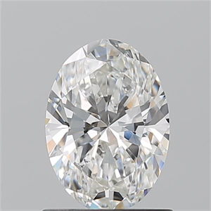 Picture of Natural Diamond 1.01 Carats, Oval with  Cut, G Color, SI1 Clarity and Certified by GIA