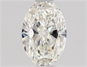 Natural Diamond 0.51 Carats, Oval with  Cut, H Color, VS2 Clarity and Certified by GIA