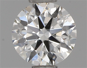 Foto Diamante Natural 0.57 quilates, Redondo , Color E, claridad SI1 y certificado GIA de