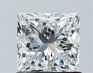 Picture of Natural Diamond 1.00 Carats, Princess with  Cut, G Color, VS2 Clarity and Certified by GIA