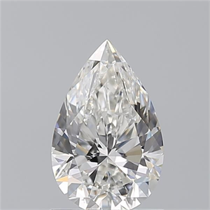 Picture of Natural Diamond 1.04 Carats, Pear with  Cut, G Color, VVS2 Clarity and Certified by GIA