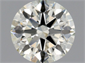 Natural Diamond 1.10 Carats, Round with Excellent Cut, J Color, VS1 Clarity and Certified by IGI