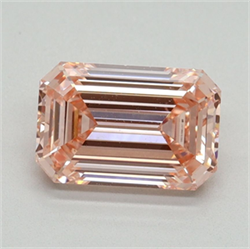 Picture of Lab Grown Diamond 1.64 Carats, Emerald with  Cut, Fancy Intense Pink Color, VS2 Clarity and Certified by IGI