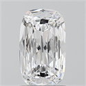 Natural Diamond 1.01 Carats, Cushion with  Cut, D Color, VVS2 Clarity and Certified by GIA