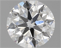 Natural Diamond 0.80 Carats, Round with Excellent Cut, E Color, VS2 Clarity and Certified by GIA