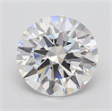 Lab Grown Diamond 3.50 Carats, Round with Excellent Cut, D Color, VVS1 Clarity and Certified by IGI