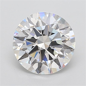 Picture of Lab Grown Diamond 3.50 Carats, Round with Excellent Cut, D Color, VVS1 Clarity and Certified by IGI