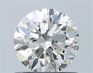 Picture of Natural Diamond 0.70 Carats, Round with Excellent Cut, I Color, IF Clarity and Certified by IGI