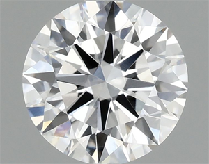 Picture of Lab Grown Diamond 0.97 Carats, Round with Ideal Cut, D Color, VVS2 Clarity and Certified by IGI