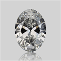 Natural Diamond 0.50 Carats, Oval with  Cut, F Color, VS1 Clarity and Certified by GIA