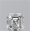 Diamante Natural 0.90 quilates, Asscher , Color I, claridad VVS1 y certificado GIA