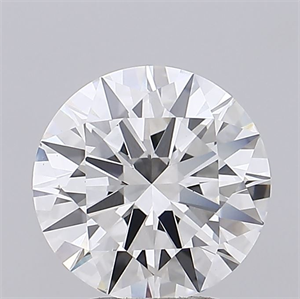 Picture of Lab Grown Diamond 3.38 Carats, Round with Ideal Cut, F Color, VS1 Clarity and Certified by IGI