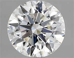 Picture of Natural Diamond 1.01 Carats, Round with Excellent Cut, G Color, SI1 Clarity and Certified by GIA