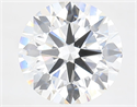 Lab Grown Diamond 3.89 Carats, Round with Ideal Cut, G Color, VS1 Clarity and Certified by IGI