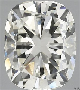 Foto Diamante Natural 3.05 quilates, Del cojín , Color J, claridad VS1 y certificado GIA de