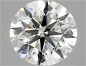 Del inventario de diamantes de laboratorio, 3.04 quilates, Redondo , Color E, claridad VS1 y certificado IGI