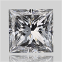 Diamante Natural 0.35 quilates, Princesa , Color E, claridad SI1 y certificado GIA