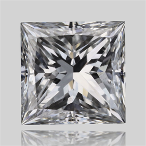 Foto Diamante Natural 0.35 quilates, Princesa , Color E, claridad SI1 y certificado GIA de