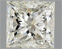 Natural Diamond 1.02 Carats, Princess with  Cut, J Color, VVS1 Clarity and Certified by GIA