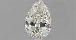 Picture of Natural Diamond 0.50 Carats, Pear with  Cut, K Color, VVS2 Clarity and Certified by GIA