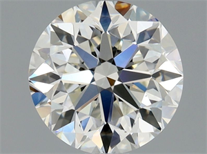 Picture of Natural Diamond 1.00 Carats, Round with Very Good Cut, I Color, VS2 Clarity and Certified by GIA