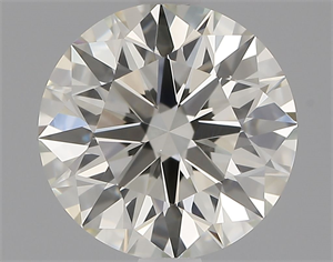 Picture of Natural Diamond 1.61 Carats, Round with Excellent Cut, L Color, VS1 Clarity and Certified by IGI