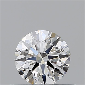 Picture of Natural Diamond 0.42 Carats, Round with Excellent Cut, F Color, VVS1 Clarity and Certified by GIA