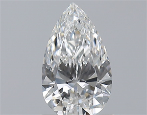 Picture of Natural Diamond 0.76 Carats, Pear with  Cut, E Color, IF Clarity and Certified by GIA
