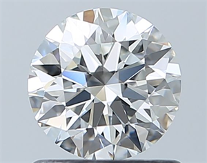Picture of Natural Diamond 0.80 Carats, Round with Excellent Cut, H Color, VVS1 Clarity and Certified by GIA