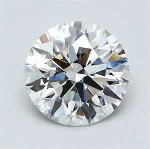 Foto Diamante Natural 1.55 quilates, Redondo , Color F, claridad VVS2 y certificado GIA de