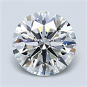 Diamante Natural 1.60 quilates, Redondo , Color F, claridad VVS2 y certificado GIA