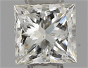 Natural Diamond 0.30 Carats, Princess with  Cut, I Color, VS1 Clarity and Certified by IGI