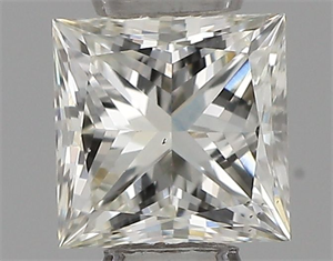 Picture of Natural Diamond 0.30 Carats, Princess with  Cut, I Color, VS1 Clarity and Certified by IGI