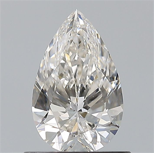 Picture of Natural Diamond 0.71 Carats, Pear with  Cut, H Color, VS1 Clarity and Certified by GIA