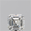 Natural Diamond 0.70 Carats, Asscher with  Cut, I Color, VS1 Clarity and Certified by GIA