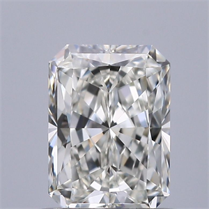 Picture of Natural Diamond 0.71 Carats, Radiant with  Cut, I Color, VVS2 Clarity and Certified by GIA