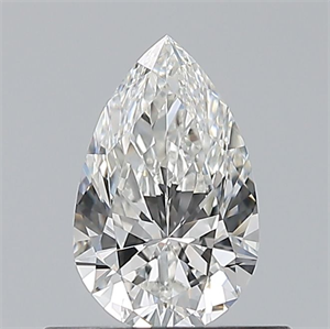 Picture of Natural Diamond 0.50 Carats, Pear with  Cut, F Color, VVS1 Clarity and Certified by GIA