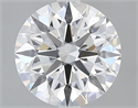 Lab Grown Diamond 2.65 Carats, Round with Ideal Cut, D Color, VVS1 Clarity and Certified by IGI