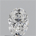 Diamante Natural 0.50 quilates, Ovalado , Color D, claridad VVS1 y certificado GIA
