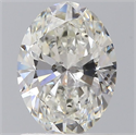 Natural Diamond 1.01 Carats, Oval with  Cut, I Color, SI2 Clarity and Certified by GIA