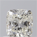Natural Diamond 0.64 Carats, Cushion with  Cut, H Color, SI1 Clarity and Certified by GIA