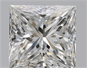 Natural Diamond 1.50 Carats, Princess with  Cut, G Color, SI1 Clarity and Certified by GIA