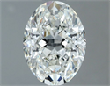 Natural Diamond 1.20 Carats, Oval with  Cut, G Color, VVS2 Clarity and Certified by IGI