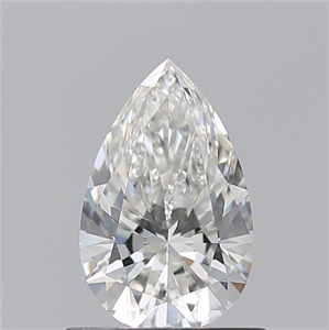 Picture of Natural Diamond 0.76 Carats, Pear with  Cut, H Color, VVS2 Clarity and Certified by GIA
