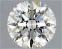 Natural Diamond 0.86 Carats, Round with Excellent Cut, I Color, VS1 Clarity and Certified by GIA