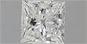 Natural Diamond 0.40 Carats, Princess with  Cut, G Color, VVS1 Clarity and Certified by GIA