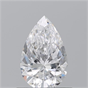Natural Diamond 0.70 Carats, Pear with  Cut, D Color, VS1 Clarity and Certified by GIA